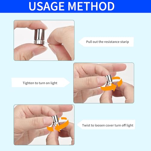 Miniature LED Lights 5 Pcs with Extra Batteries - Cool White Dollhouse & Craft Lighting
