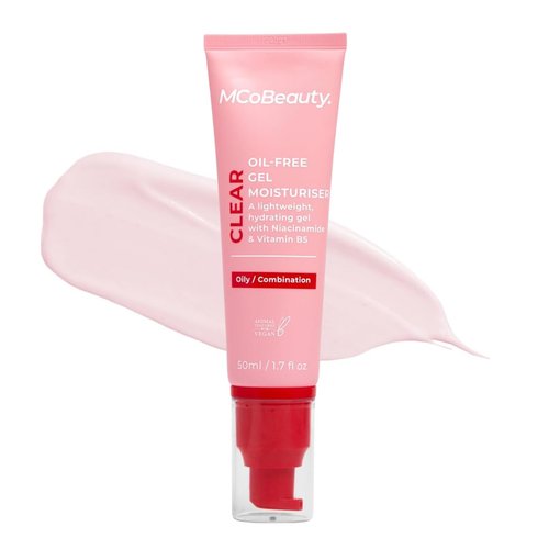 MCoBeauty - Oil-Free Gel Face Moisturizer - Lightweight Hydrating Formula for Shine-Free Skin - Vegan & Cruelty-Free
