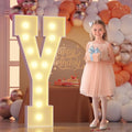 Large 4FT Marquee Letter Y Light Up Sign for Party Wedding Birthday Graduation