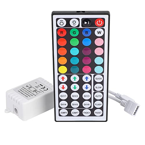 RGB Remote Controller & 16.4ft Waterproof RGB LED Rope Lights for Indoor & Holiday Decor