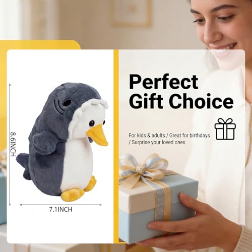 Plush Shark Goose Stuffed Animal Desk Toy - Soft & Cute Gift - Plush1
