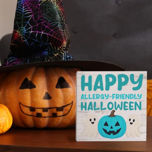 Halloween Candy Sign Decor - Allergy Friendly Wooden Sign, Color 17