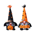 Halloween Plush Gnomes Decorations Set of 2 - Bat Boo Variation