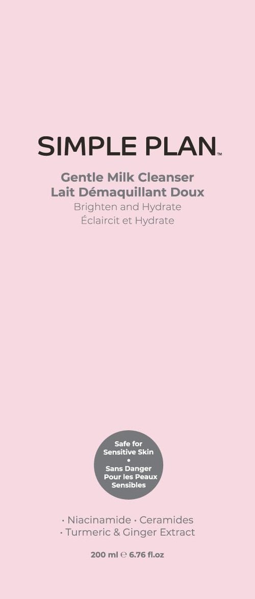 SIMPLE PLAN Hydrating Milky Facial Cleanser - Gentle Moisturizing Face Wash for Sensitive Skin | 200 ML