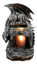 Rhaegal Castle Tower Behemoth Dragon Oil Warmer & Night Light - Fantasy Decor