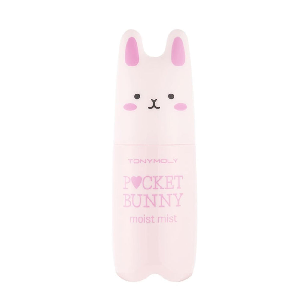 TONYMOLY Bunny Beauty Essentials - Pocket Bunny Facial Mist & Petit Bunny Lip Gloss Set | Juicy Peach & Strawberry