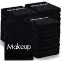 30 Pack Makeup Towels - Black Microfiber Face Washcloths for Deep Cleansing - Classic Variation