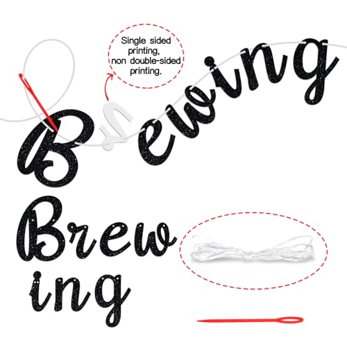 Halloween Baby Shower Banner - Spooky Pregnancy Announcement Decor
