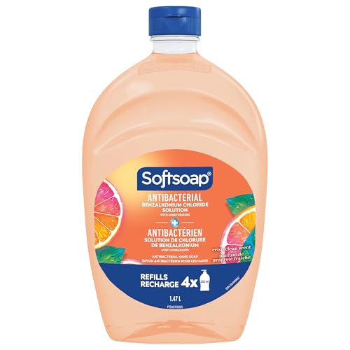 Softsoap Antibacterial Hand Soap Refill 50oz Crisp Clean Scent - Pack of 1