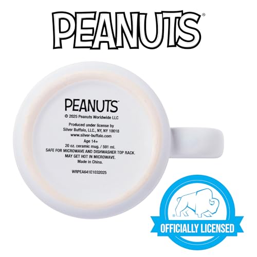 Peanuts Great Pumpkin Snoopy Ceramic Camper Mug 20oz - Variation of THIS listing
