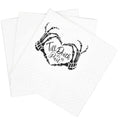 Funny Gothic Skeleton Cocktail Napkins - Till Death Do Us Part, 100 Pack