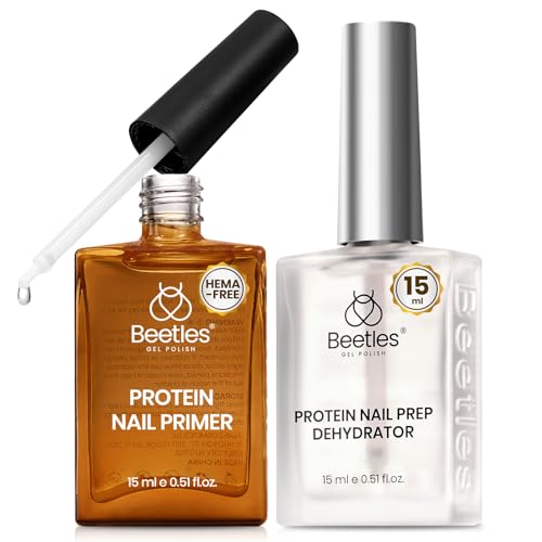 Beetles 15ml Protein Nail Prep Dehydrator & Primer Set - E-Clear-2