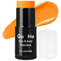 Orange Face Paint Stick Waterproof Body Makeup Halloween Cosplay - 1.06 Oz - Variation: Orange