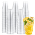Disposable Clear Plastic Cups 14oz, 200 Pack Heavy Duty Party Tumblers - Wedding & Event Use