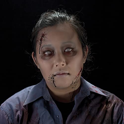 Zombie Makeup Kit - Professional Theatrical Face Paint & Effects for Costume & Halloween