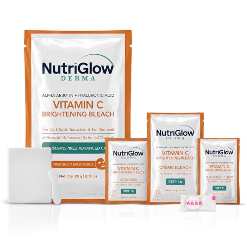Vitamin C Bleach for Tan Removal & Hair Lightening - 20g, 6-in-1