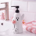 Ghost Puppy Soap Dispenser Ceramic 500ml - Halloween Bathroom Decor