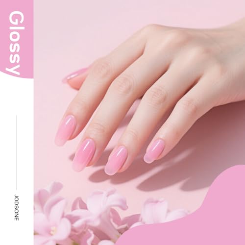 JODSONE Crystal Pink Gel Nail Polish 10ml - B54 Variation Long-Lasting UV Curing