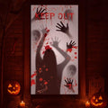 Halloween Bloody Door Banner - Horror Scene Decor for Doors & Walls