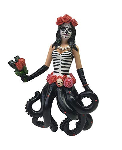 December Diamonds Catrina Day of the Dead Hanging Ornament Halloween Decor Resin