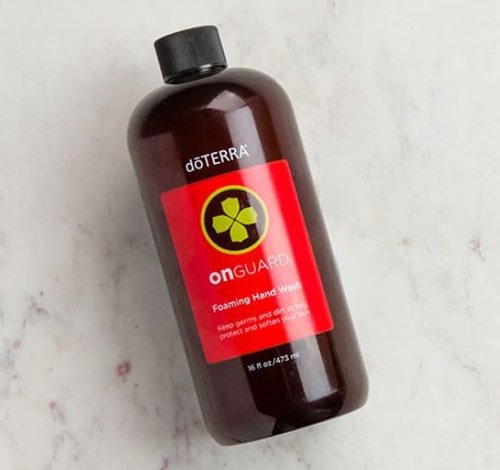 doTERRA On Guard Foaming Hand Wash - 16 oz | Includes 2 Convenient Dispensers for Easy Use