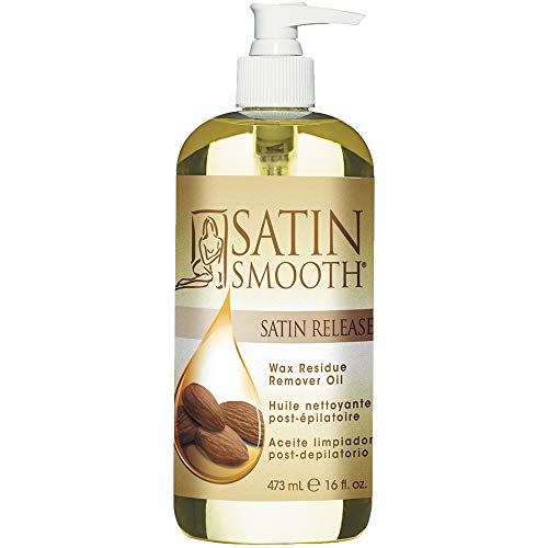 Satin Smooth Wax Residue Remover Oil - Post Wax Skin & Equipment Cleaner 16 Fl Oz