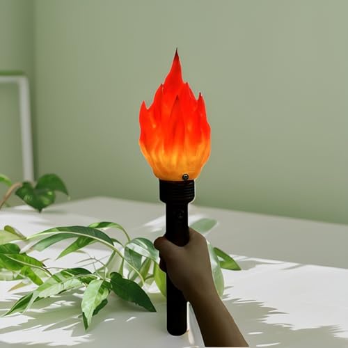 Realistic Clutch Torch Prop Light-Up Wand for Parties Camping and School Characters