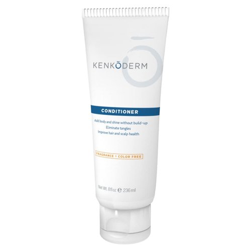 Kenkoderm Psoriasis Conditioner - 3% Salicylic Acid for Sensitive Skin | 8-Ounce Tube, Color & Fragrance Free