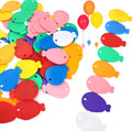 80 Pcs Reusable Plastic Balloon Weights - Colorful Helium Balloon Pendants for Weddings & Parties