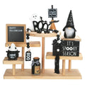 Halloween Tiered Tray Decor Set - 8 Pieces for Indoor Seasonal Display