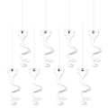 Halloween Ghost Hanging Swirl Decorations - Spooky Party Decor Set