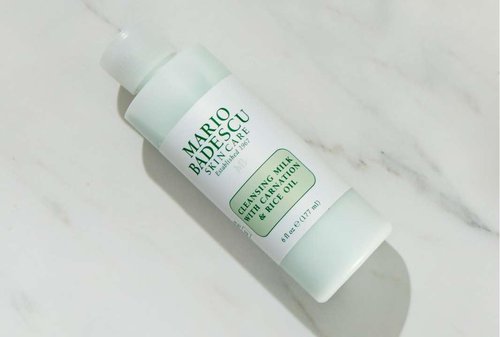 Mario Badescu Cleansing Milk - Gentle No Rinse Makeup Remover with Carnation & Vitamin E, 8 oz