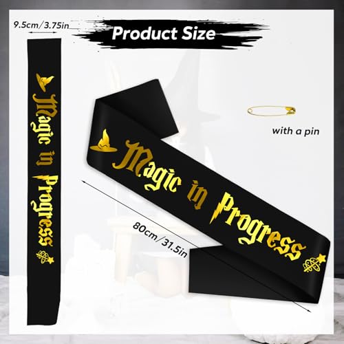 Magic Themed Baby Shower Sash - Mom to Be Gender Reveal Party Accessory