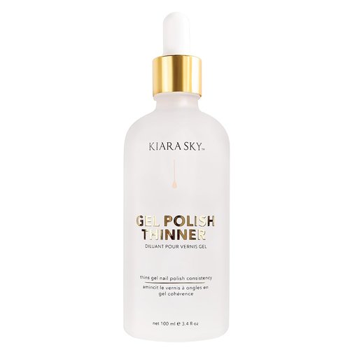 Kiara Sky Gel Polish Thinner | Gel Polish Revival | Thinner for Gel Polish Soak Off + UV LED Nail Lamp Gel | 3.4fl oz