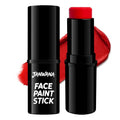 Red Oil-Based Face Paint Stick Full Coverage Waterproof Stage Makeup - #03 Red