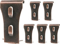 Heavy-Duty Brick Wall Clips Set - No Drilling Required, Rust-Resistant, Red Bronze Finish