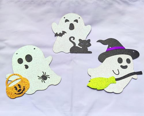 Halloween Ghost Boo Garland Banner for Party Decorations, Home Decor