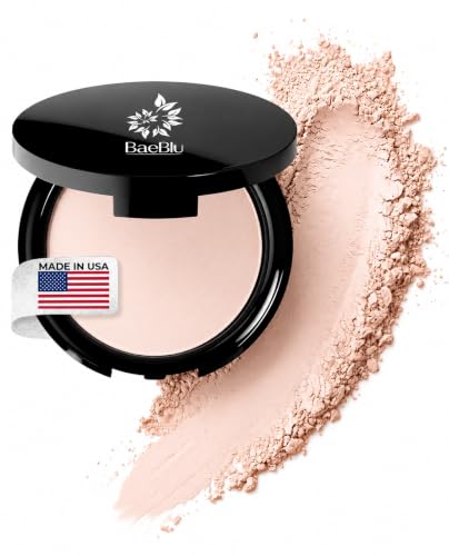 Organic Pressed Setting Powder - Translucent Medium, Talc-Free, Matte Finish, Natural Look, Invisible Variation