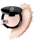 Organic Pressed Setting Powder - Translucent Medium, Talc-Free, Matte Finish, Natural Look, Invisible Variation