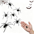 6 Pack Realistic 3D Spider Magnets for Fridge Car Garage Halloween Decor