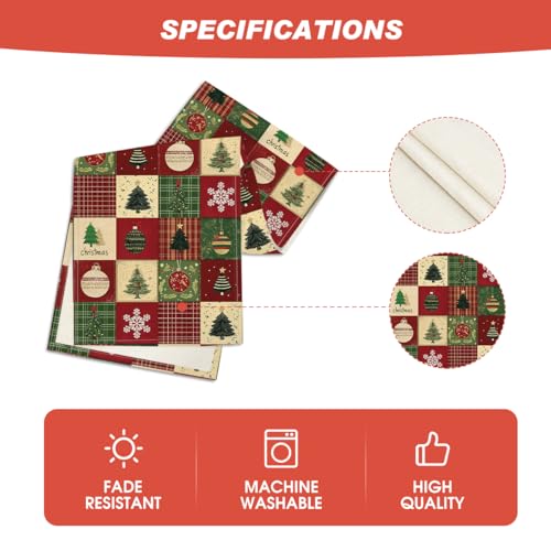 Christmas Tree Gift Table Runner 13x108 Inch Red Holiday Decor - Artoid Mode