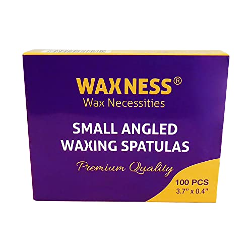 Small Waxing Spatula Applicator Wooden 100 Pack for Body Hair Removal