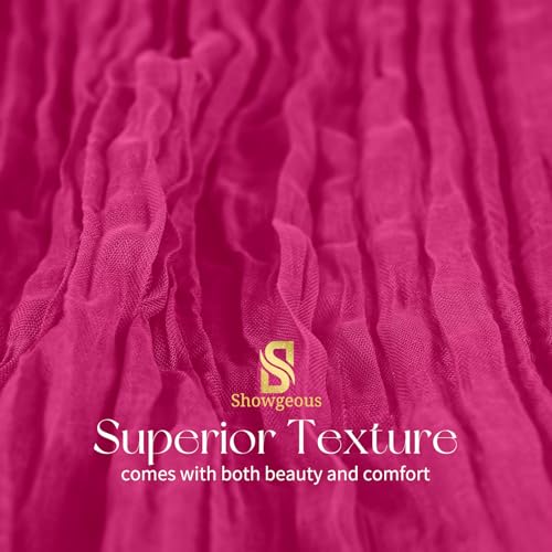 Fuschia Cheesecloth Table Runner 20 Pack - 17 x 108 Inches Boho Home Decor