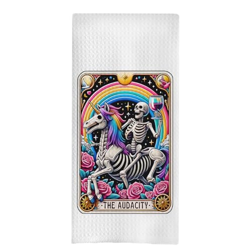 Halloween Skeleton Kitchen & Bathroom Hand Towels - Gtsxl-towel-03