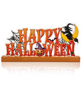 Halloween Wooden Tabletop Sign Decor - Spooky Home Centerpiece