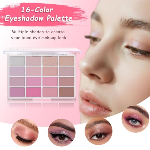 Pink All-in-One Makeup Kit for Women & Teens - Complete Beauty Set