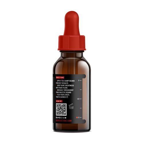 Beard Octane Beard Oil for Men – Cold Start (Peppermint, Tea Tree, Eucalyptus) – Softens & Conditions Dry Beards With Argan & Jojoba – 1oz