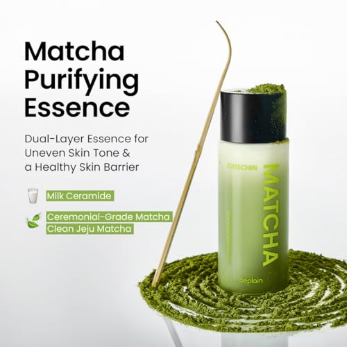 beplain Matcha Catechin Skin Purifying Essence for Face | Hydrating & Balancing Facial Essence for Glowy, Healthy Skin | Suitable for Sensitive Skin | K-Beauty (5.07 fl oz / 150 ml)