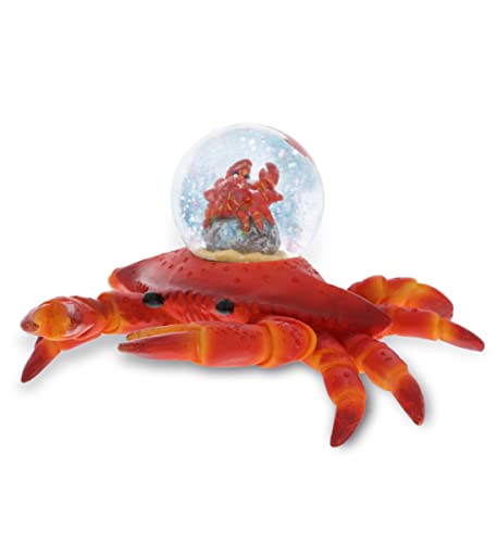 Animal Snow Globe - Crab Glass Collectible Decor, 45mm