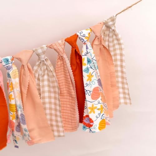 Orange Pumpkin 1st Birthday High Chair Banner - Autumn Fall Halloween Decor